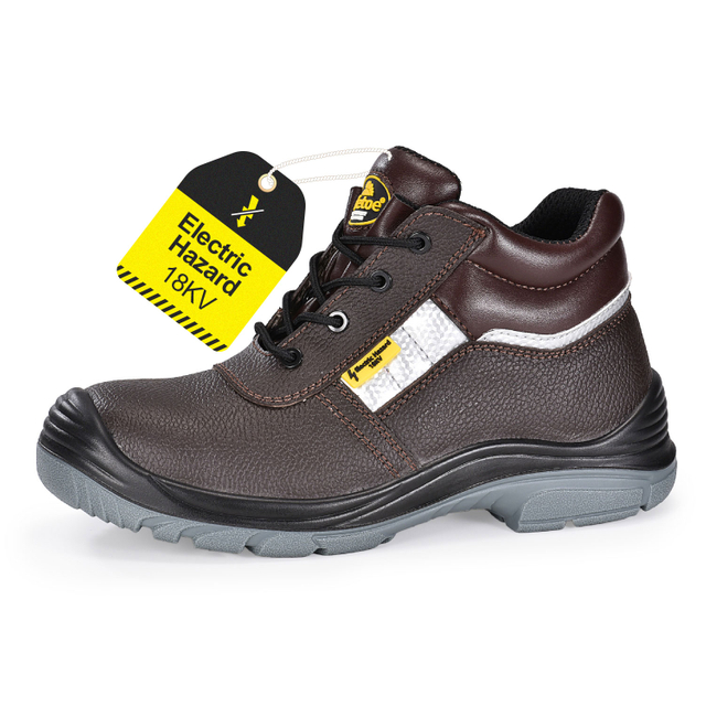 Изолированные рабочие ботинки для электроопасности 18 кВ для электриков M-8027 EH