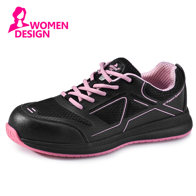 Модные кроссовки Non Slip Повседневная женская защитная рабочая обувь для женщин