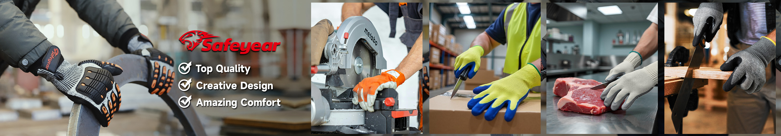 Cut Resistant Work Gloves Рези устойчивых рабочих перчаток