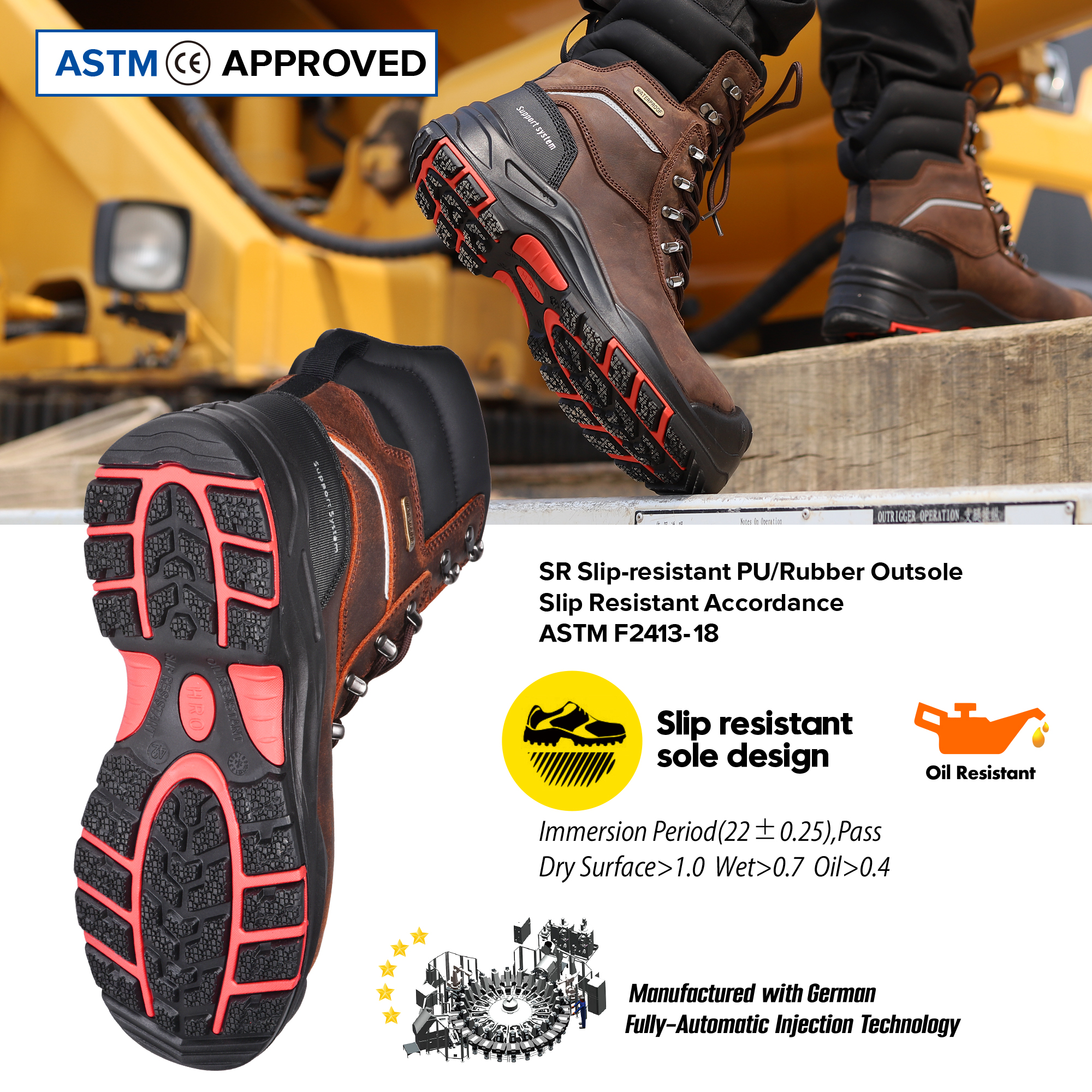 H-9552-slip resistant safety boots H-9552-SLIP-стойкие безопасные ботинки