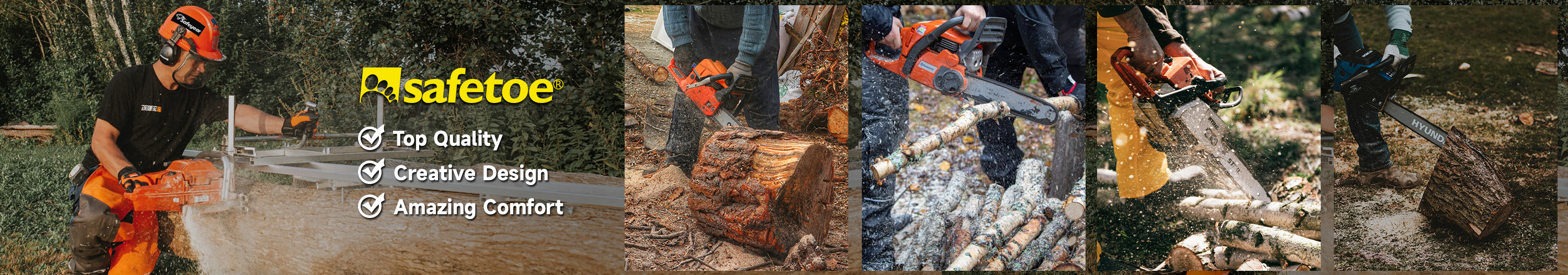 Forest & Wood Chainsaw Boots Сапоги с бензопилой лесной и деревой