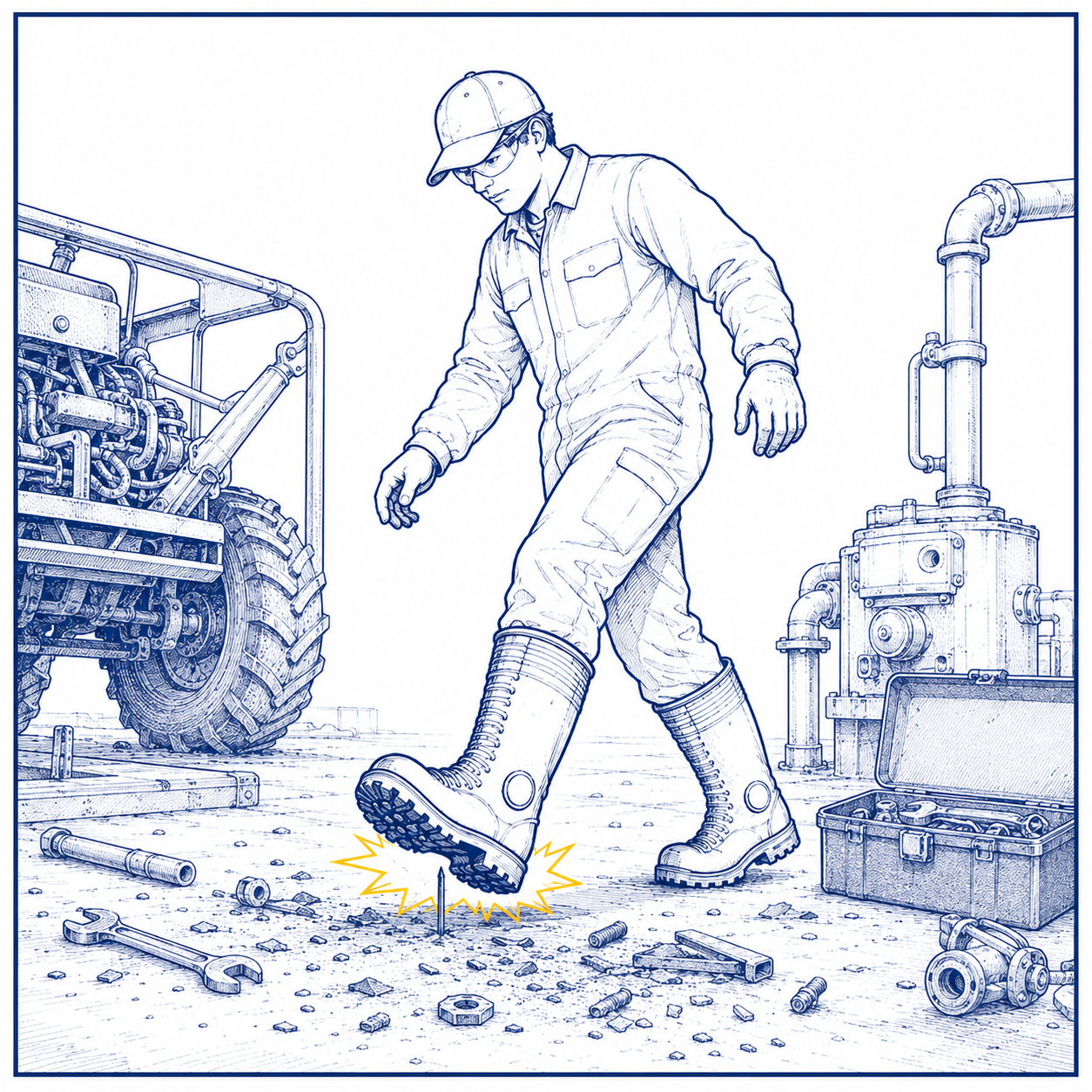 Tools and Machinery Hazards in Agricultural Work Обслуживание