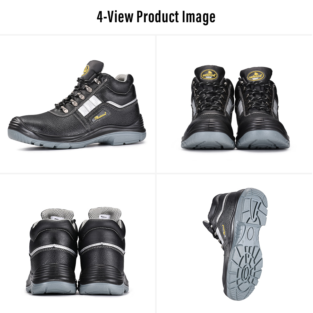 M-8027 WorkGuard Pro Construction Safety Boots Multi-View M-8027 WorkGuard Pro Строительные защитные ботинки со стальным носком и проколами Multi-View