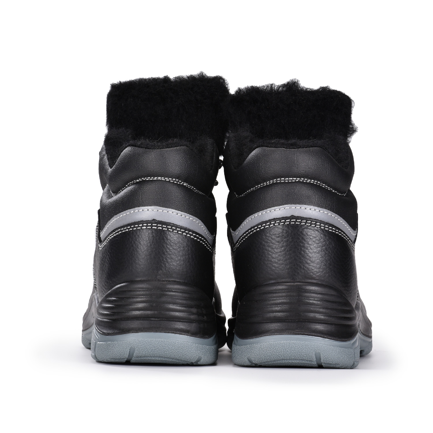 Утепленные рабочие ботинки для холодной погоды на меховой подкладке для зимнего склада с морозильной камерой M-8550 Fur
