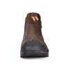 Мужские кожаные защитные композитные ботинки без шнуровки для дилеров Chelsea M-8025NBO