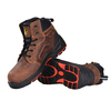 Прочные и защитные коричневые мужские сапоги для безопасности Chukka Work Boots M-8552B