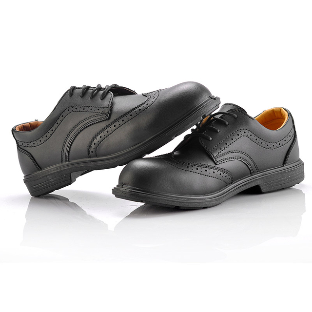 Кожаная защитная обувь S3 для руководителей и менеджеров со стальным носком L-7250