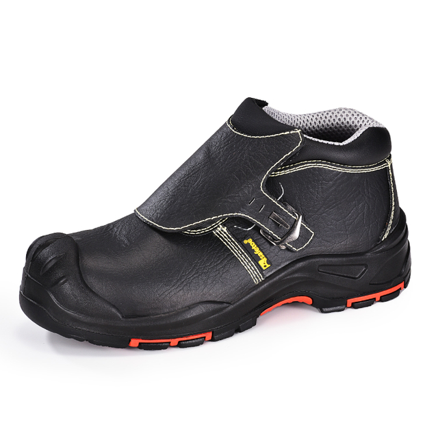 Прочные черные защитные сварочные ботинки с композитным носком и кевларовой пластиной M-8387, новинка