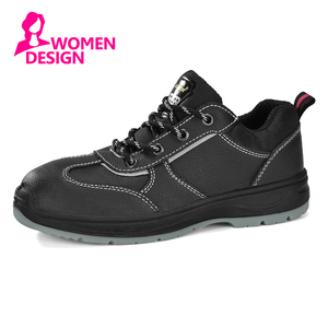 Женская защитная обувь и кроссовки с нескользящим стальным носком для женщин L-7508W