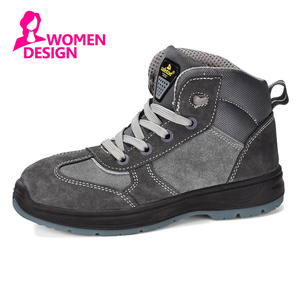 Женские ботинки со стальным носком Лучшие защитные рабочие ботинки для женщин M-8516W Suede