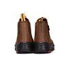 Готовые мужские кожаные безопасные ботильоны Челси без шнуровки с композитным носком M-8025NBO