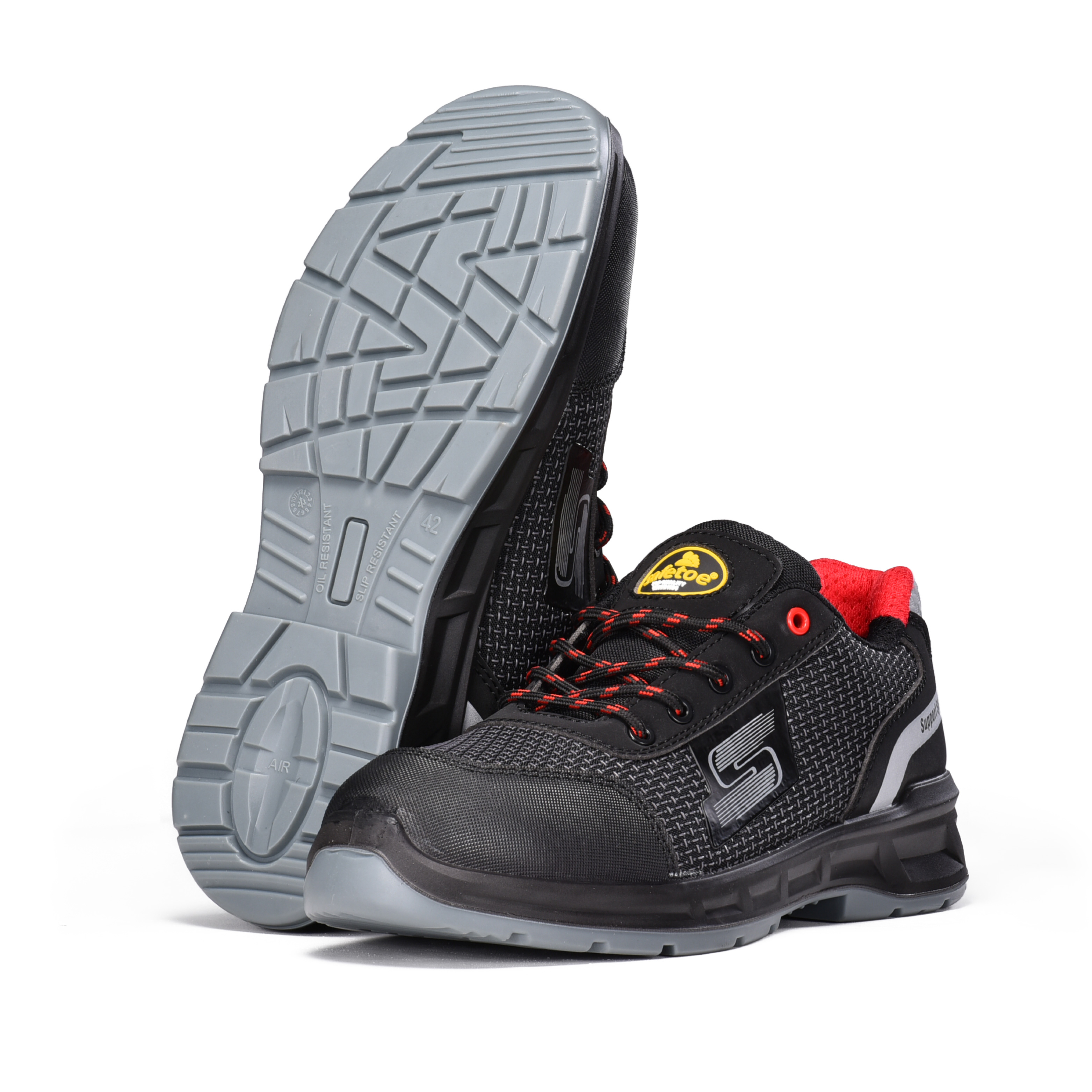 Легкая защитная обувь PU-TEK S1P с композитным носком и кевларовой пластиной L-7512