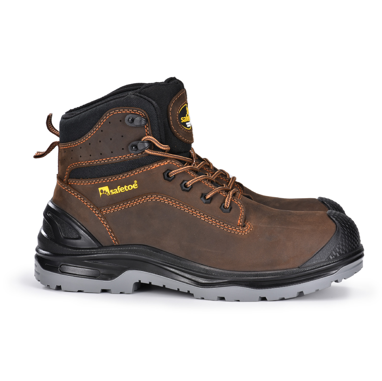 Темно-коричневая жирная корова nubuck