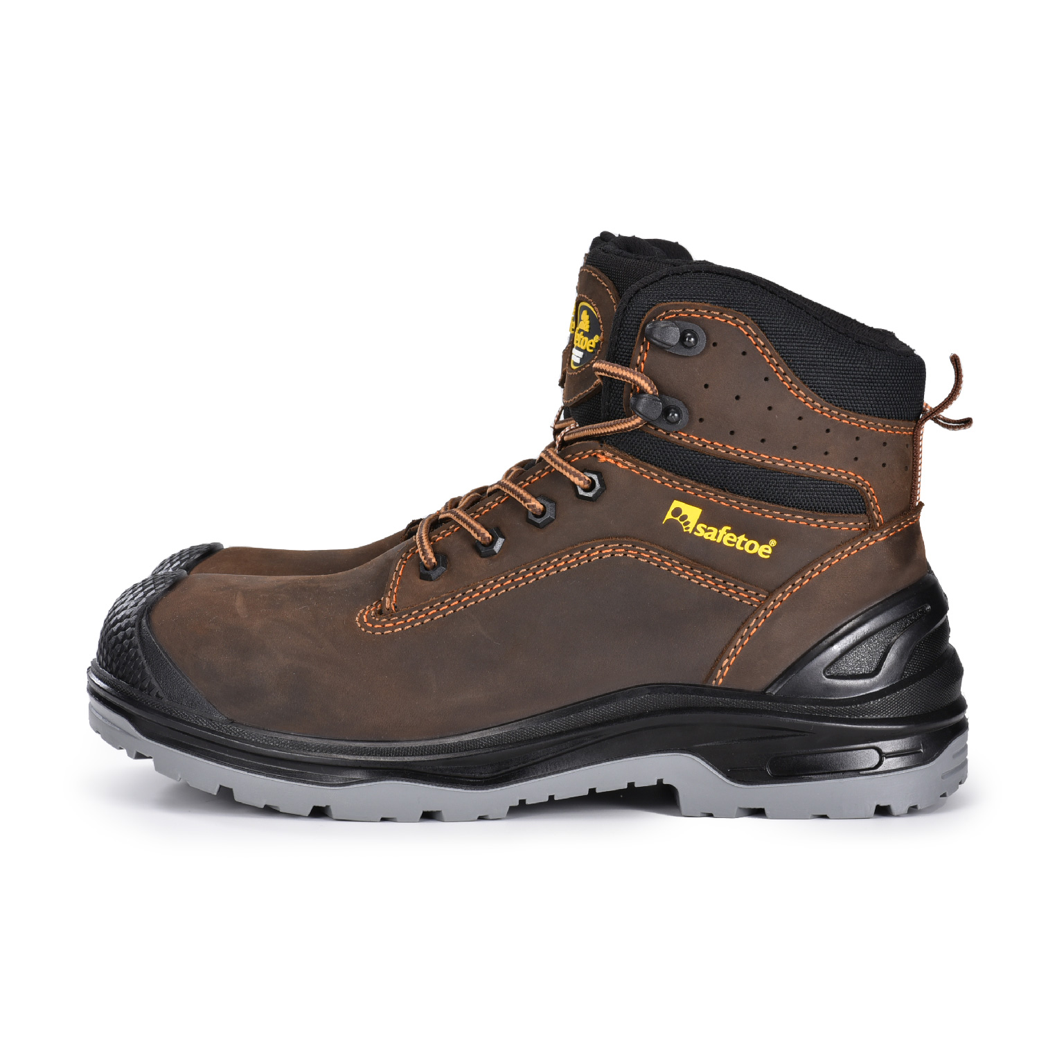 Темно-коричневая жирная корова nubuck