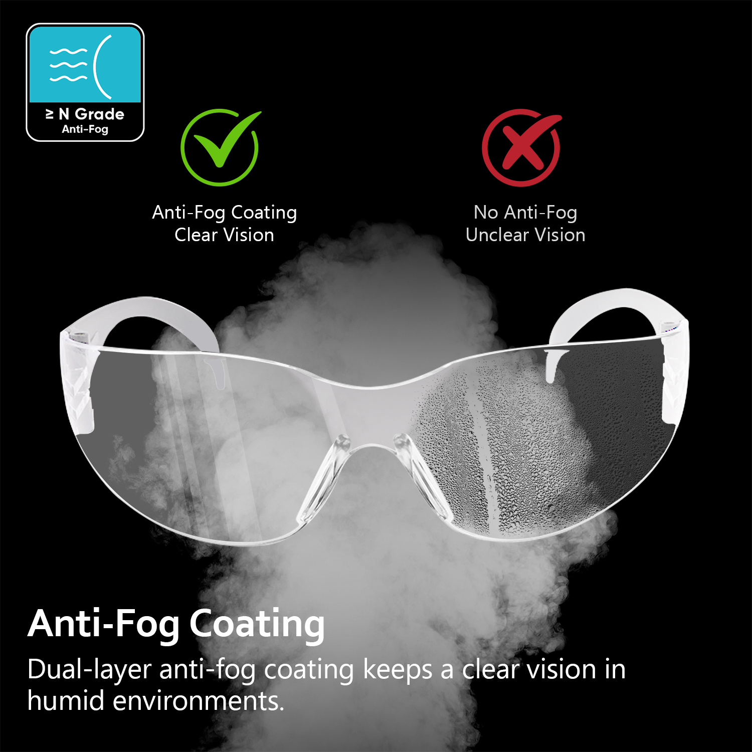 Готовые запасы ANSI Z87 утверждены защитные очки SG001