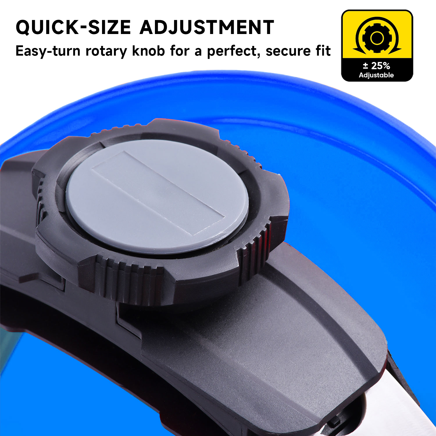 Синие шлемы промышленной безопасности W-003