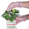 Перчатки для садовых работ из ПВХ в горошек FL-5534