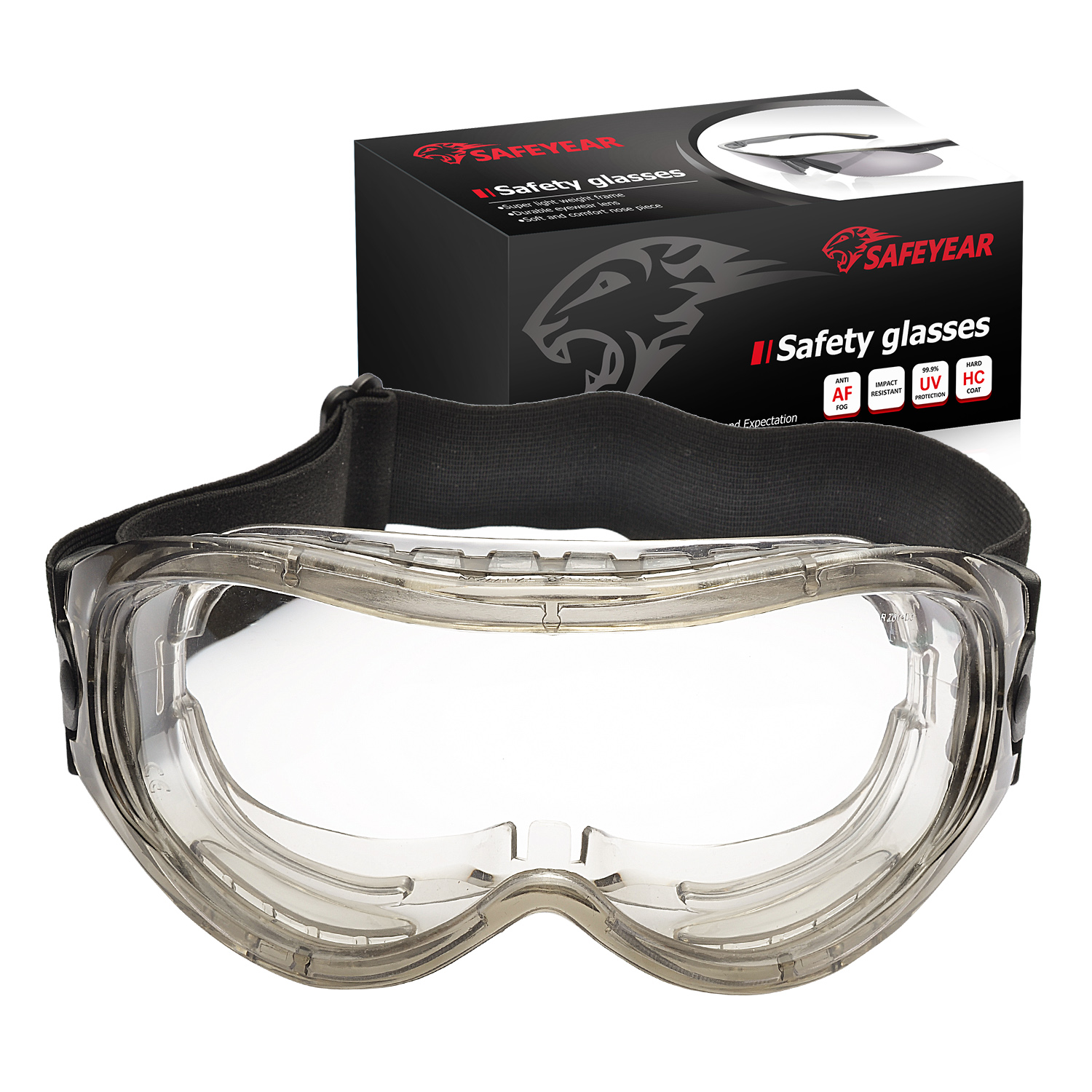 Сверхмощные противотуманные защитные очки SG007