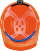 Строительная защитная каска W-001 Оранжевая