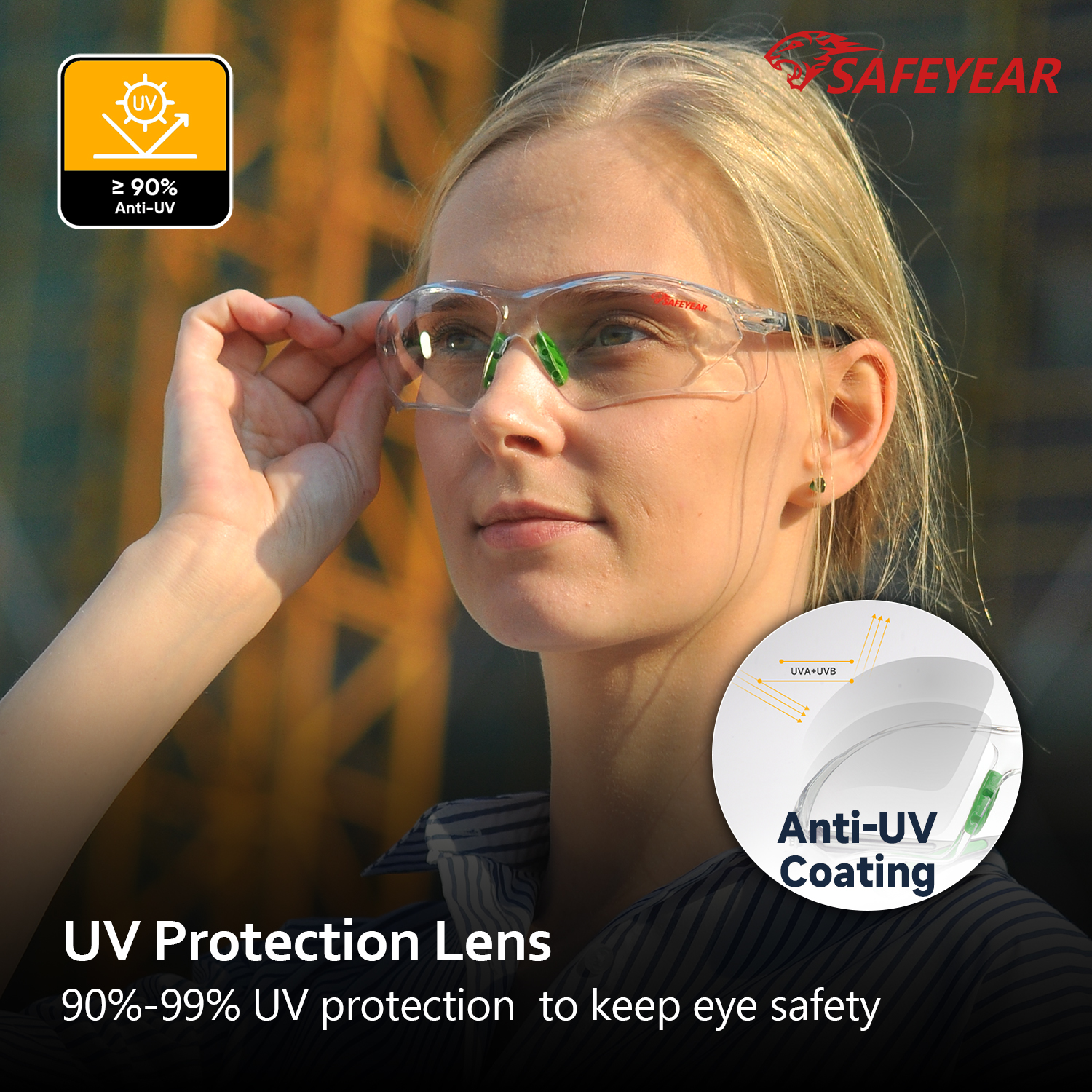 Готовые запасы против Fog Seange Glasses SG003GN