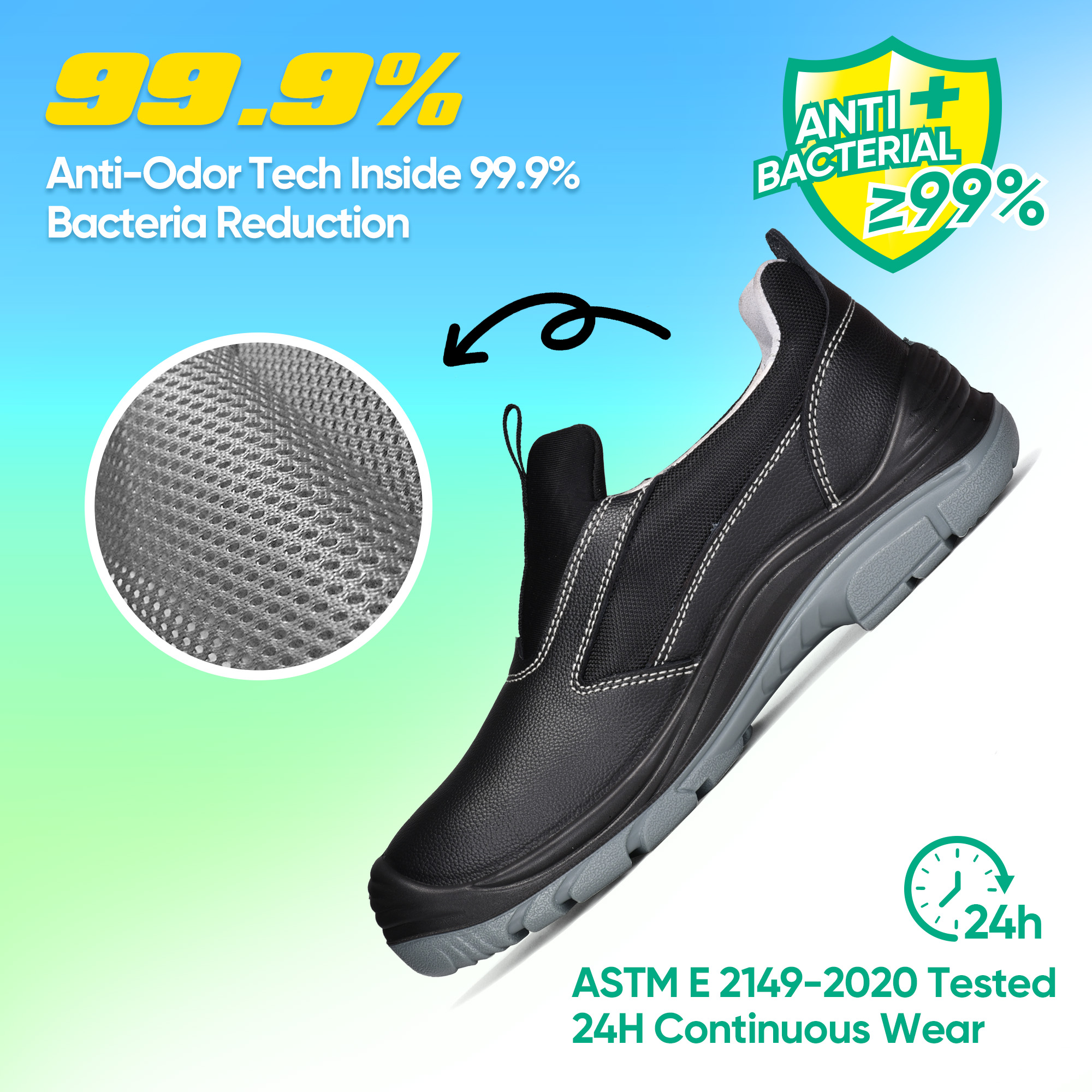 Super Superless Low Cut S3 Steel Toe Cap Safety Shoes L-7525