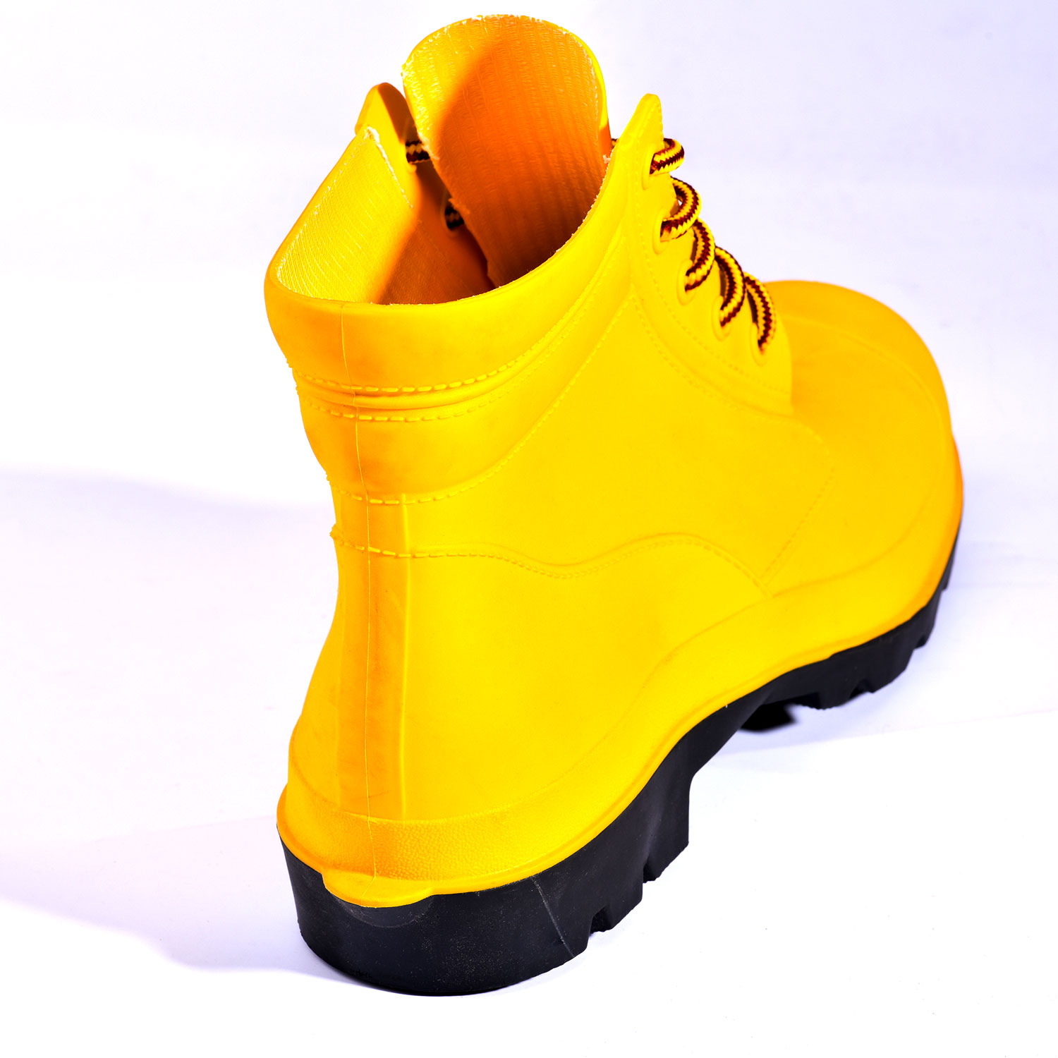 Резиновые сапоги со стальным носком W-6050 Желтый