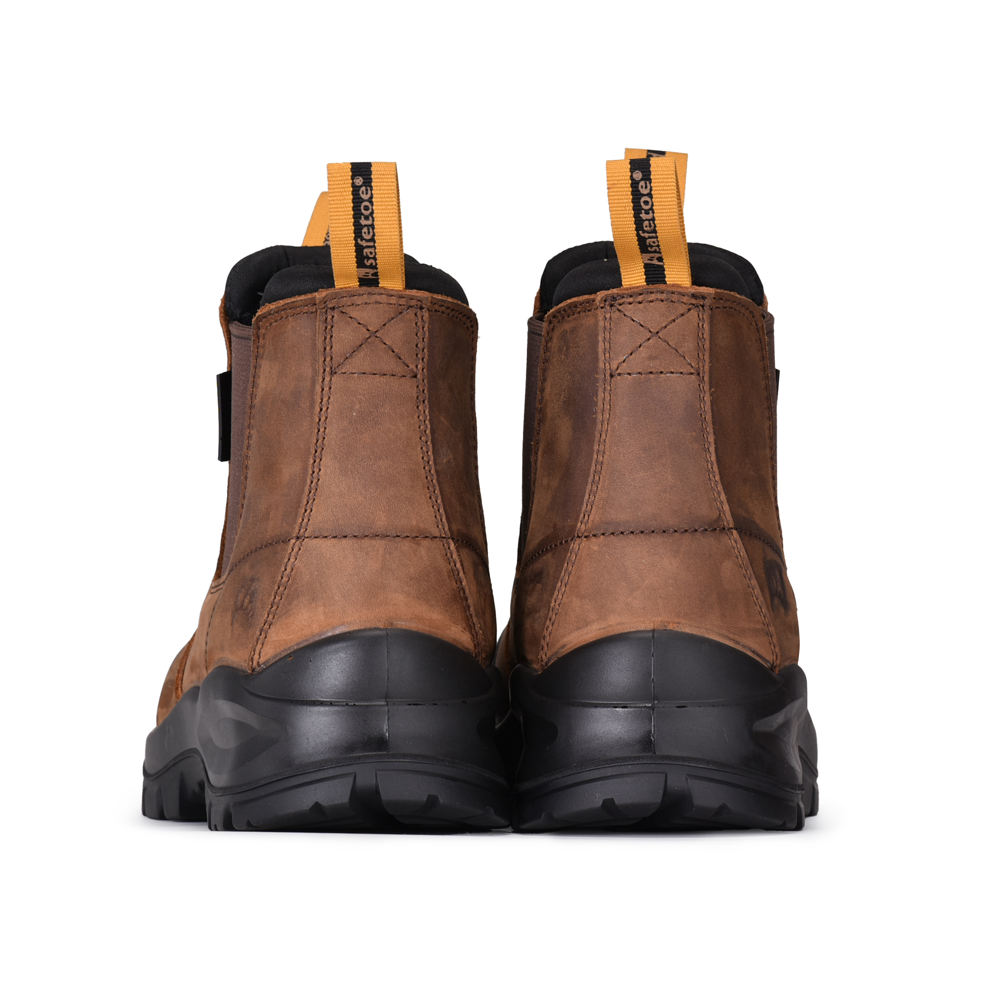 Рабочие ботинки для горнодобывающей промышленности со стальным носком и лестничной ручкой M-8025NBLG