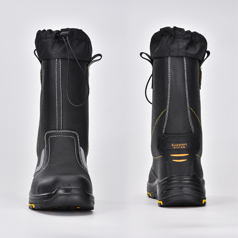 Защитные сапоги для сварки со стальным носком Сварочная защитная обувь H-9426 New