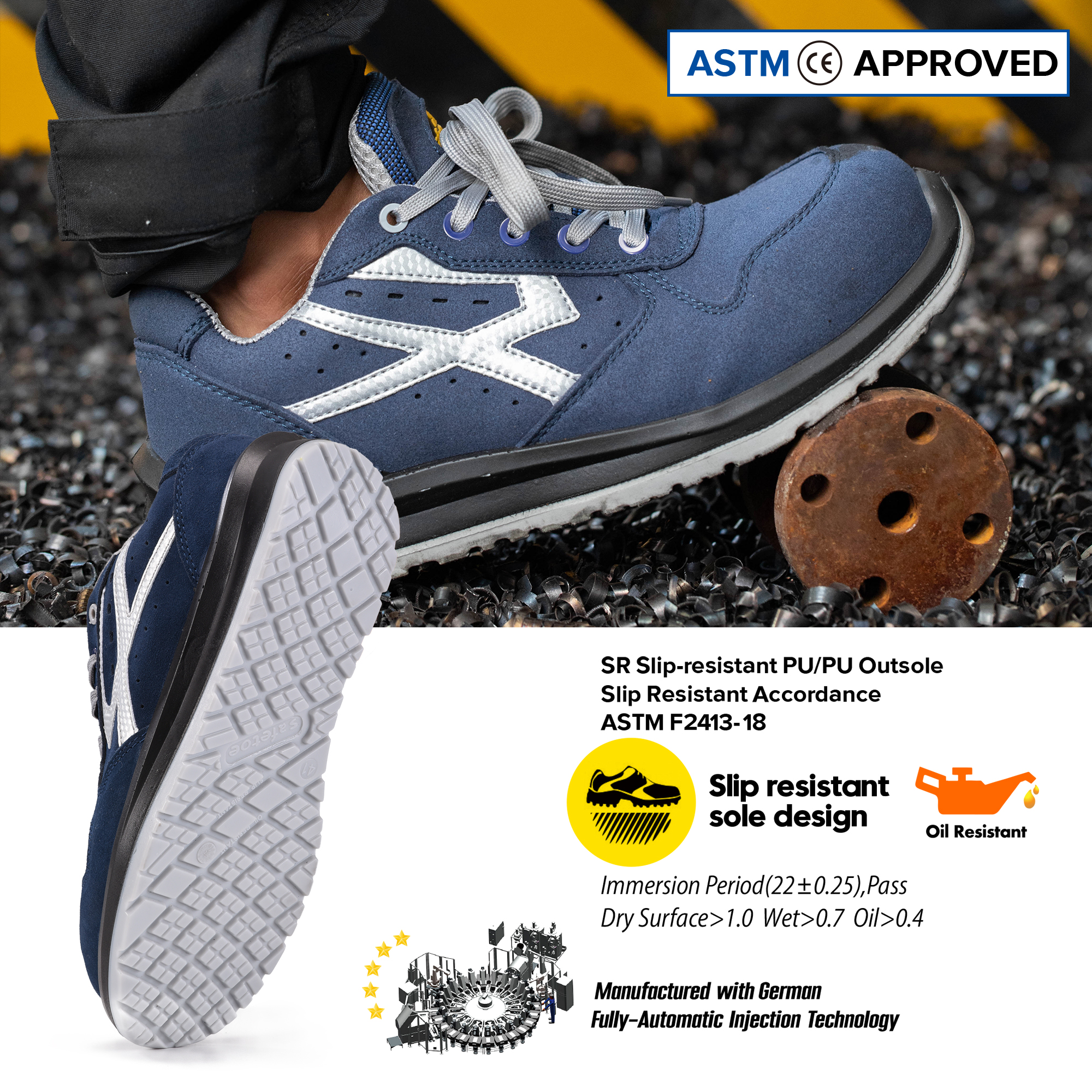 L-7328-slip resistant work shoes L-7328-нескользящая рабочая обувь.