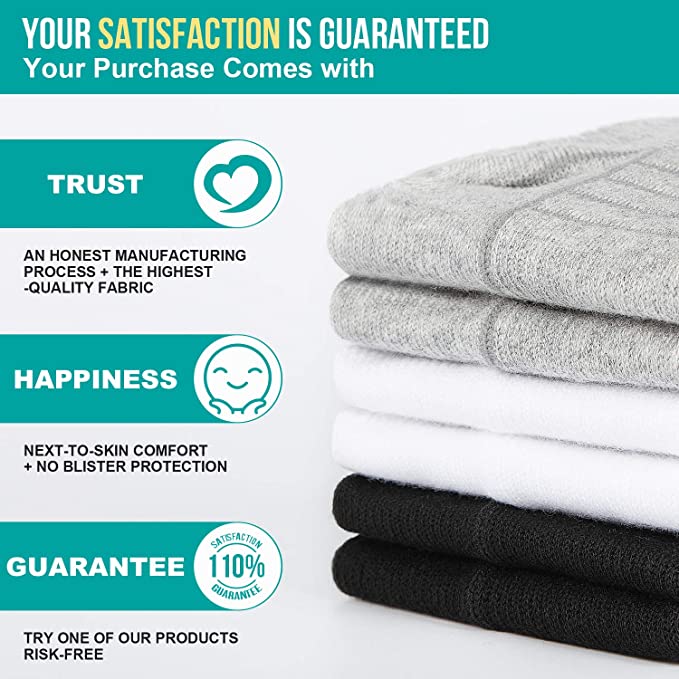 Антибактериальные рабочие носки Safetoe из 100 % хлопка — 7 пар