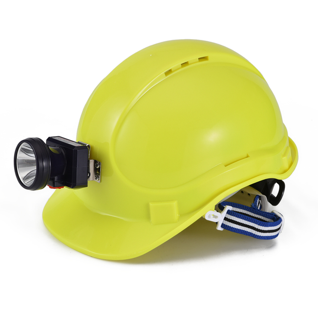 Шлем строительства Hat Hat Hat Abs CE утвержденные защитные шлемы W-018 Желтый