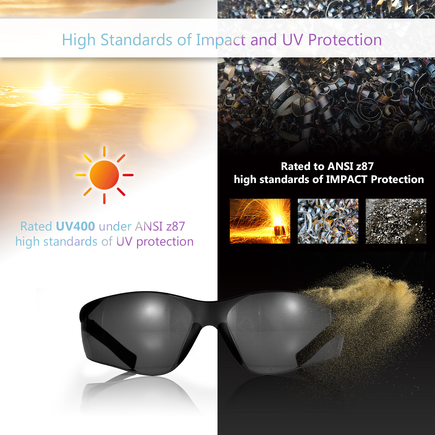 Солнцезащитные очки темной линзы SG019