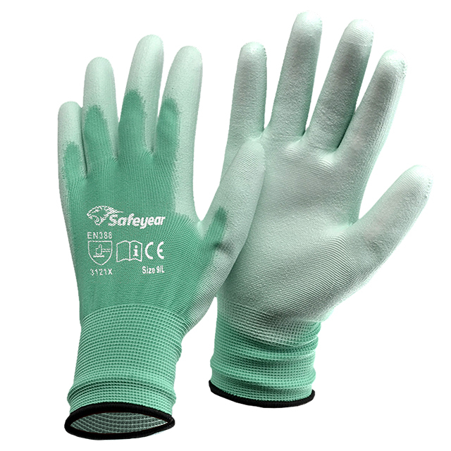 Перчатки GreenWork с полиуретановым покрытием FL-PU2002