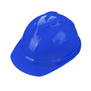 Синий защитный шлем W-002