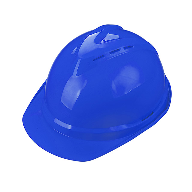 Синий защитный шлем W-002