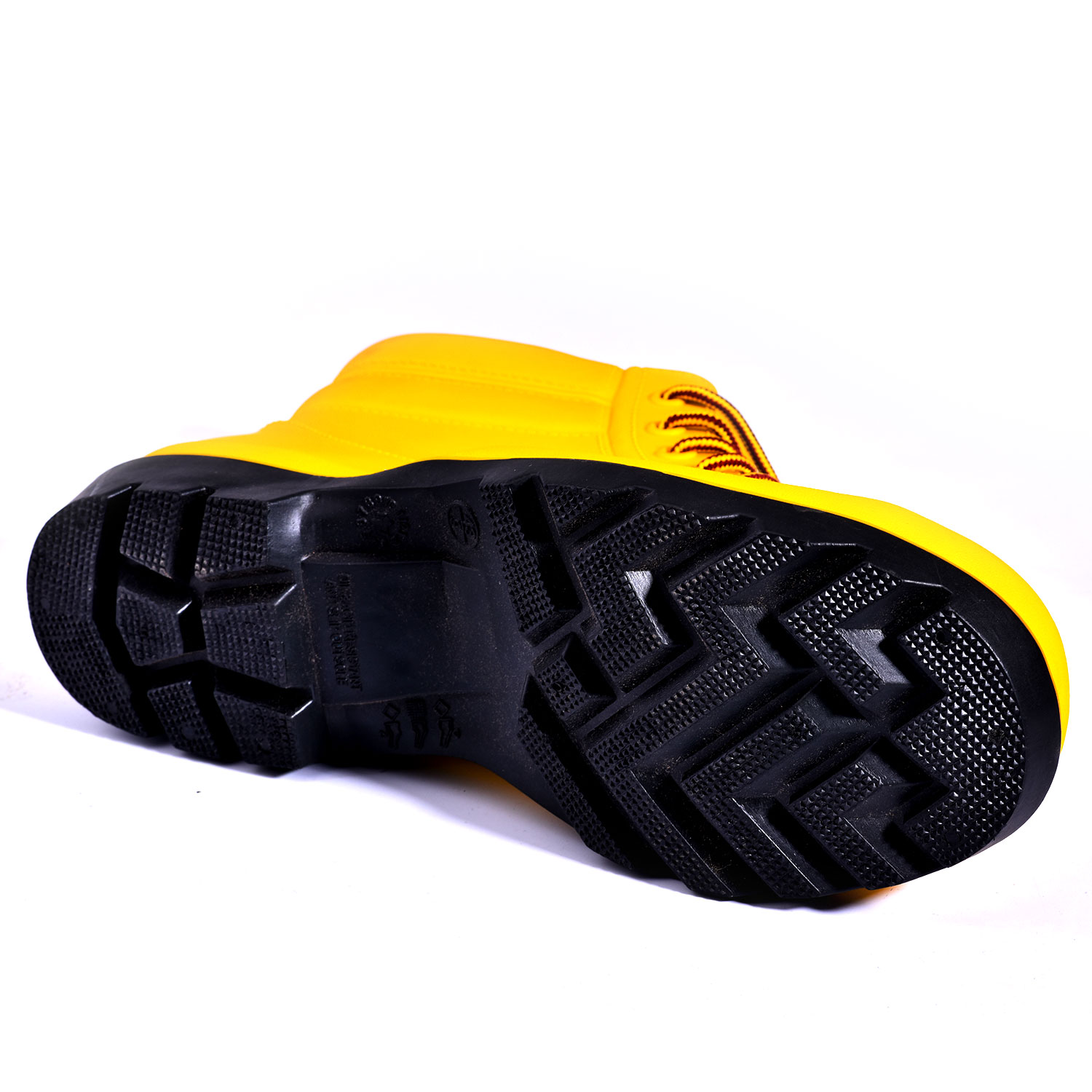 Резиновые сапоги со стальным носком W-6050 Желтый
