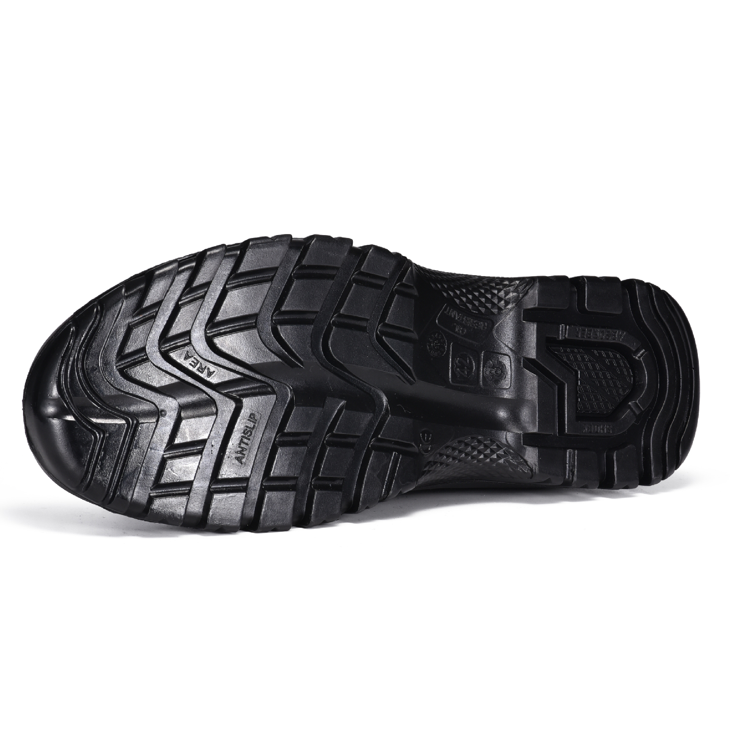 Легкие и дышащие летние туфли без шнуровки со стальным носком L-7540 Серый