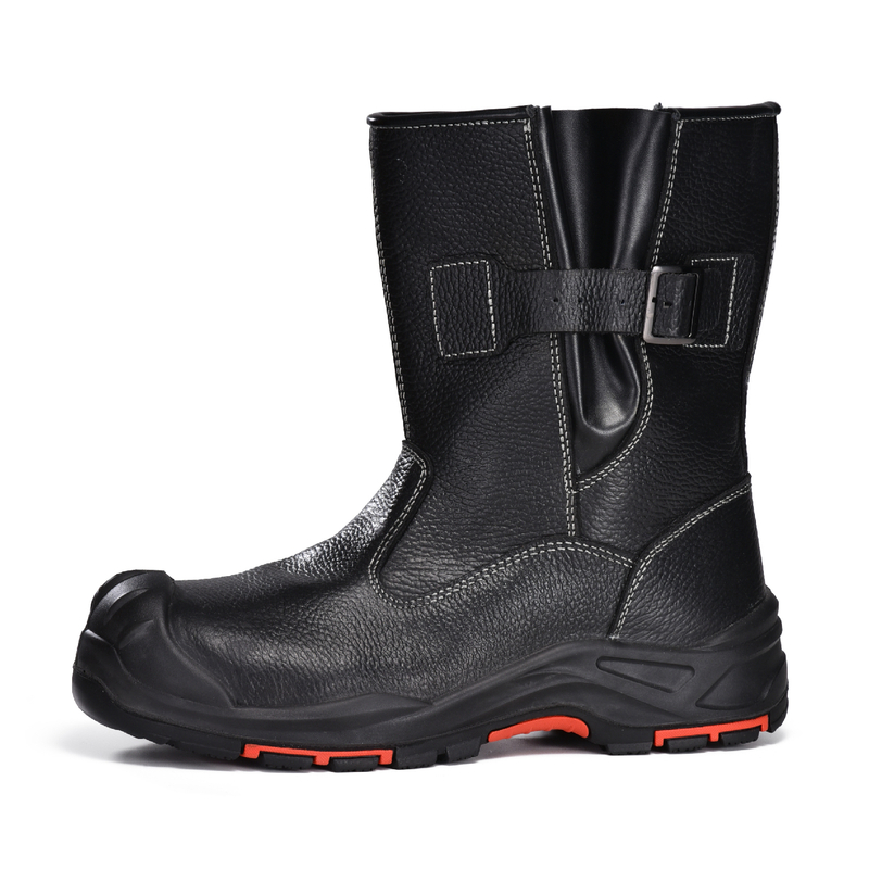Зимние высокие рабочие ботинки с композитным носком на меховой подкладке для холодной погоды H-9425 Короткие