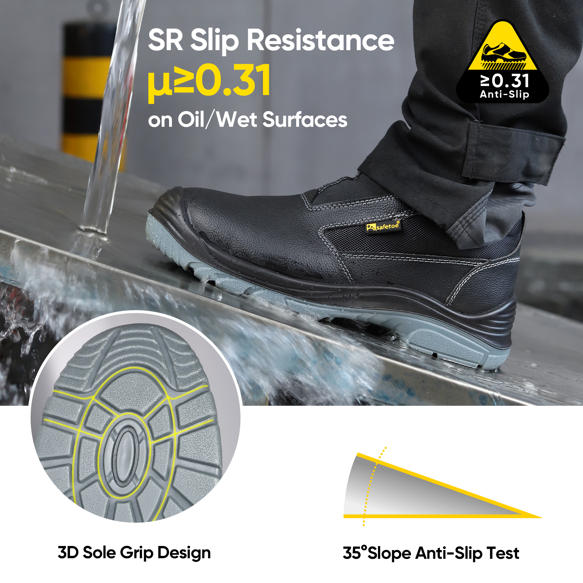 Super Superless Low Cut S3 Steel Toe Cap Safety Shoes L-7525