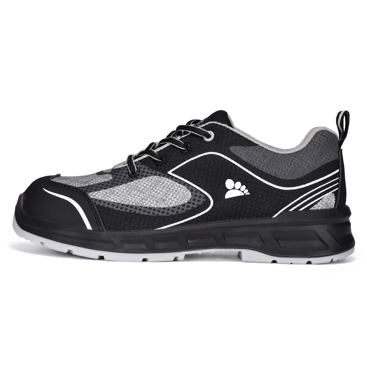 Стальные носки Sports Safety Shoes L-7501 Grey (скорость)