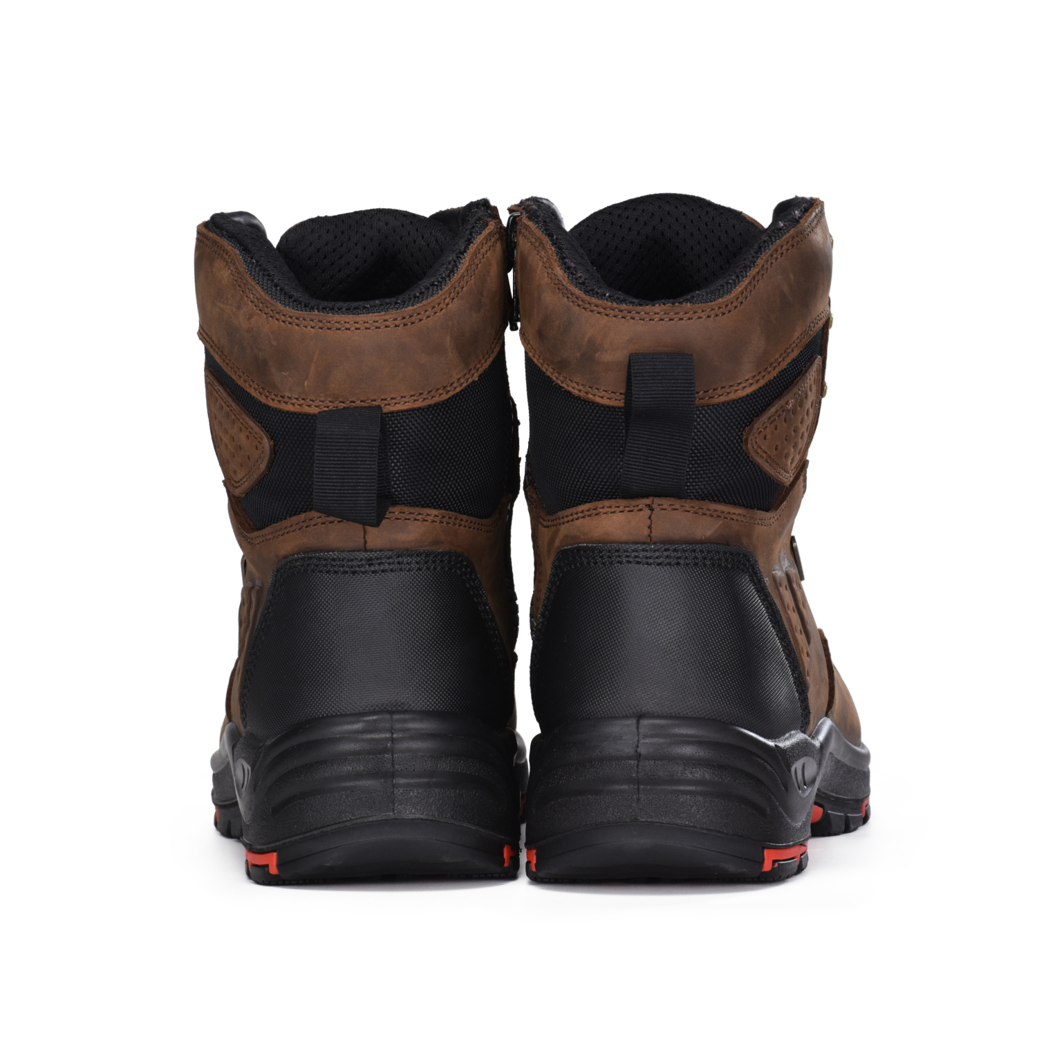 Устойчивые к скольжению рабочие ботинки S7 водонепроницаемые безопасные ботинки для мужчин M-8580 Brown