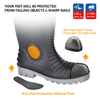S5 Steel Toe PVC Boots Waterpronation W-6055 Aqua Guarder