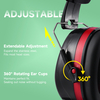 Готовые запасы ABS Защитные ушные муфты EM-5002 RED