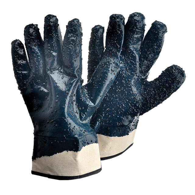 Защитные рабочие перчатки с нитриловым покрытием FL-7042