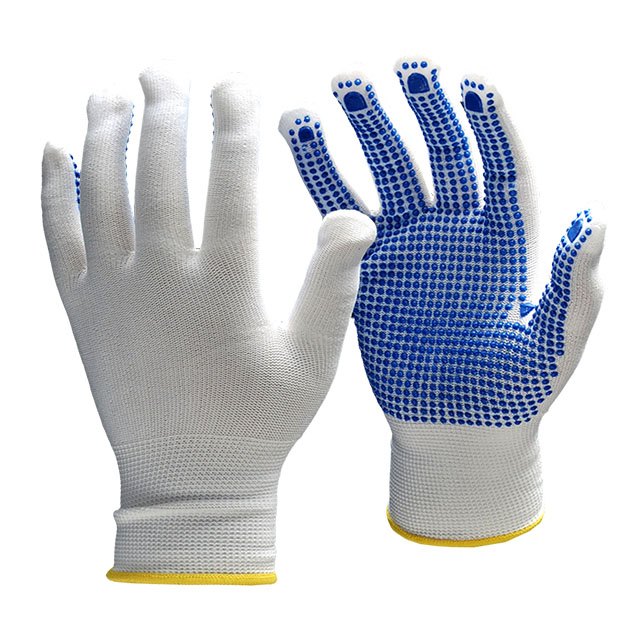 ПВХ точки промышленные рабочие перчатки FL-6011