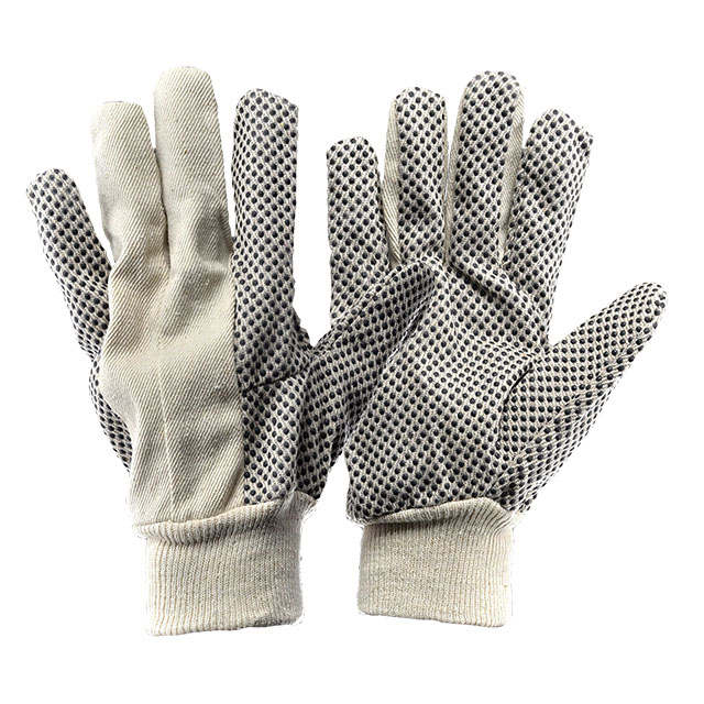 Защитные рабочие перчатки из ПВХ в горошек FL-5519A