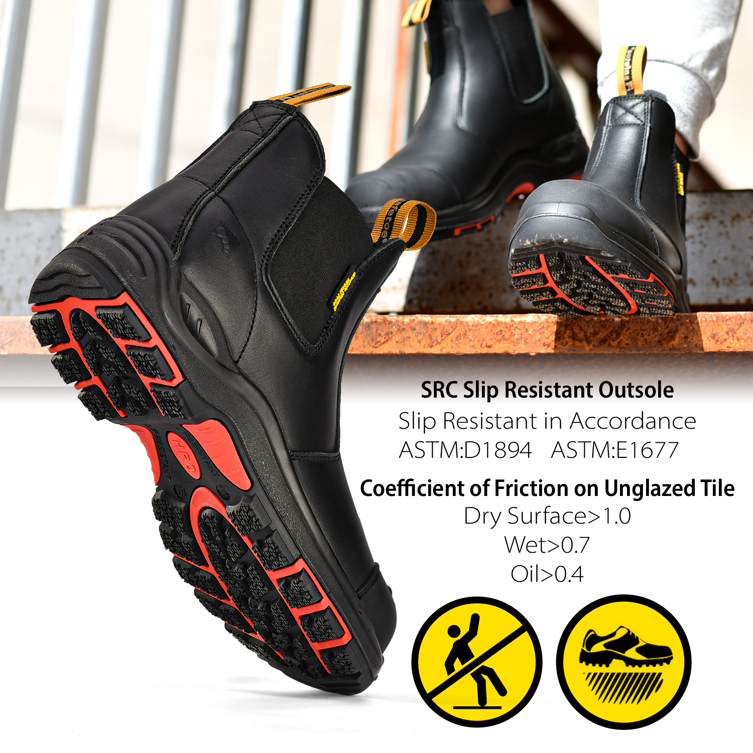 Водонепроницаемые защитные ботинки Site с композитным носком