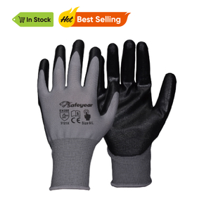 Защитные рабочие перчатки с нитриловым покрытием N1552