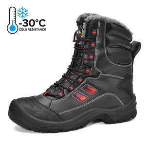 Обувь цена оптовый рынок безопасность зимние мужские стальные носки теплые зимние защитные рабочие ботинки 