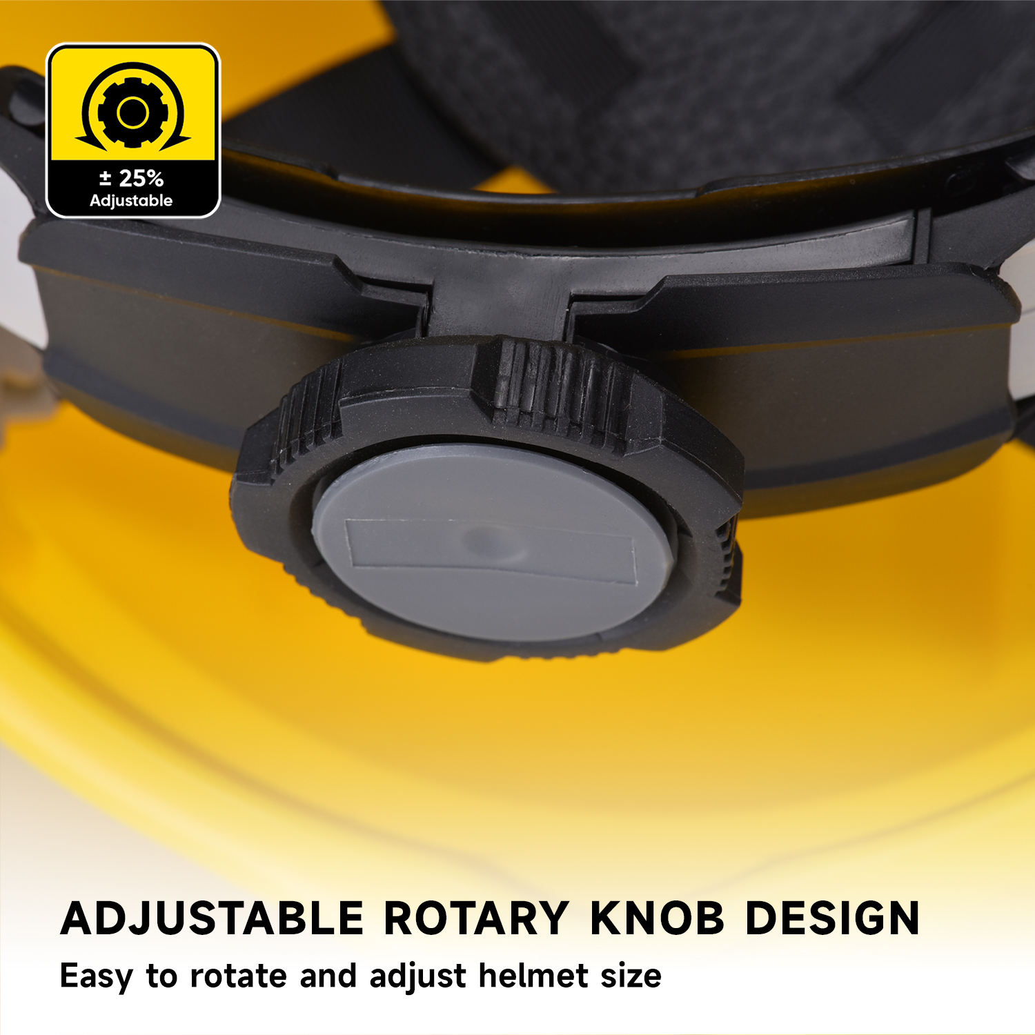 Желтый шлем промышленной безопасности W-002